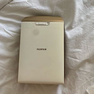 fujifilm instax share sp-2 white and bronze camera